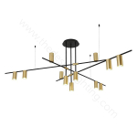 Ceiling design lamp  Tribes Chandelier by TossB (12 lampshades)