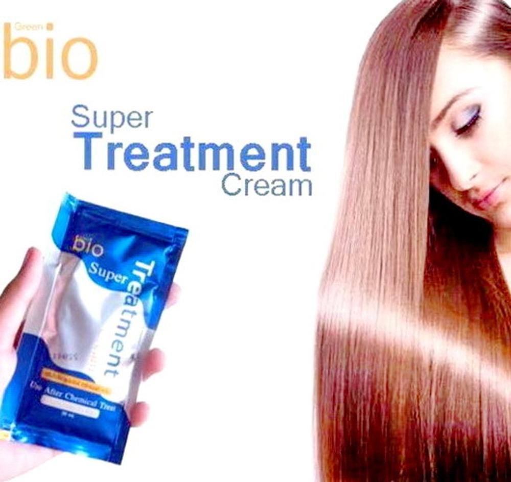 Маска-крем для восстановления волос Green Bio Super Treatment, 30 мл