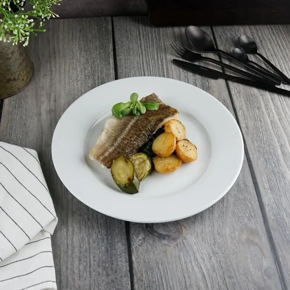 Тарелка d 27,2 см h2,2 см белая фарфор Glory Eco P.L. Proff Cuisine [4]
