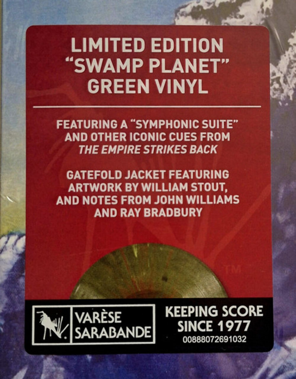 John Williams / Star Wars: The Empire Strikes Back (Symphonic Suite From The Original Motion Picture Score)(Limited Edition)(Coloured Vinyl)(LP)