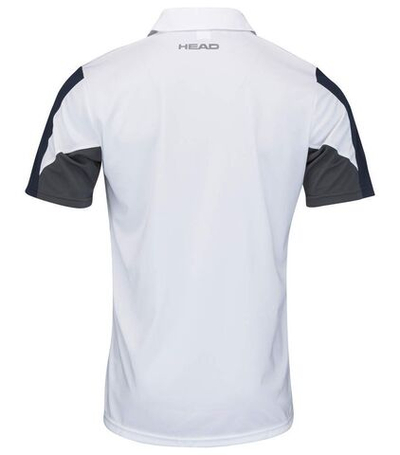 Мужское теннисное поло Head Club 22 Tech Polo Shirt M - white