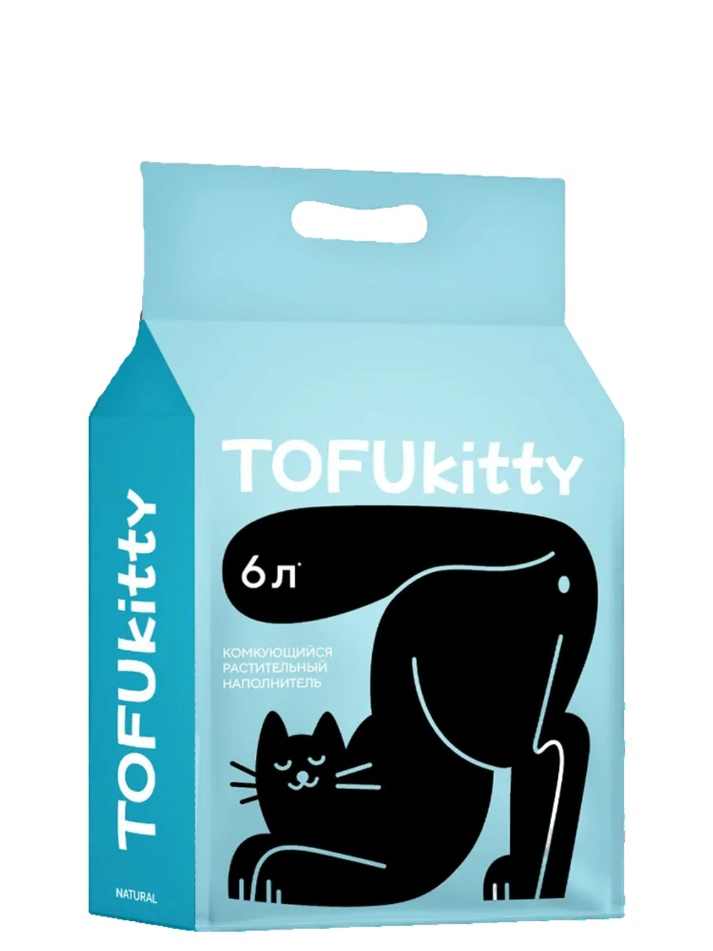 Наполнитель Tofukitty растительный комкующийся для кошек 6 л