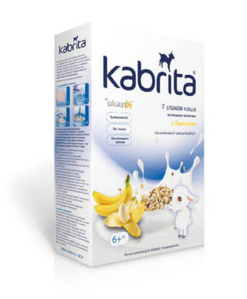 Каша Kabrita 7 злаков с бананом (6+) 180 г