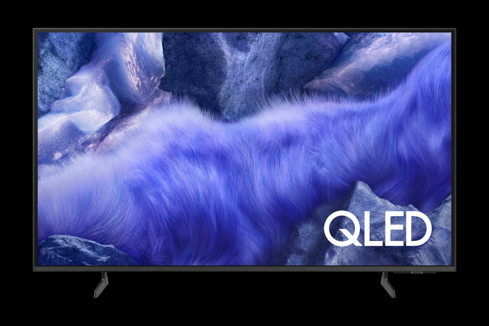 Телевизор Samsung QE75QEF1AUXRU, 190см, 4K UHD, QLED, HDR10+, Tizen OS, титановый серый