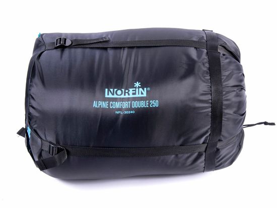 Спальный мешок NORFIN Alpine Comfort Double 250 (одеяло, +5°C)