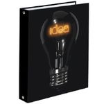 Тетрадь на кольцах 160л, А5, 7БЦ, Brauberg Idea, твердый картон