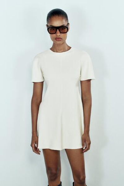 ОБЪЕМНОЕ МИНИ-ПЛАТЬЕ SOFT — ZARA