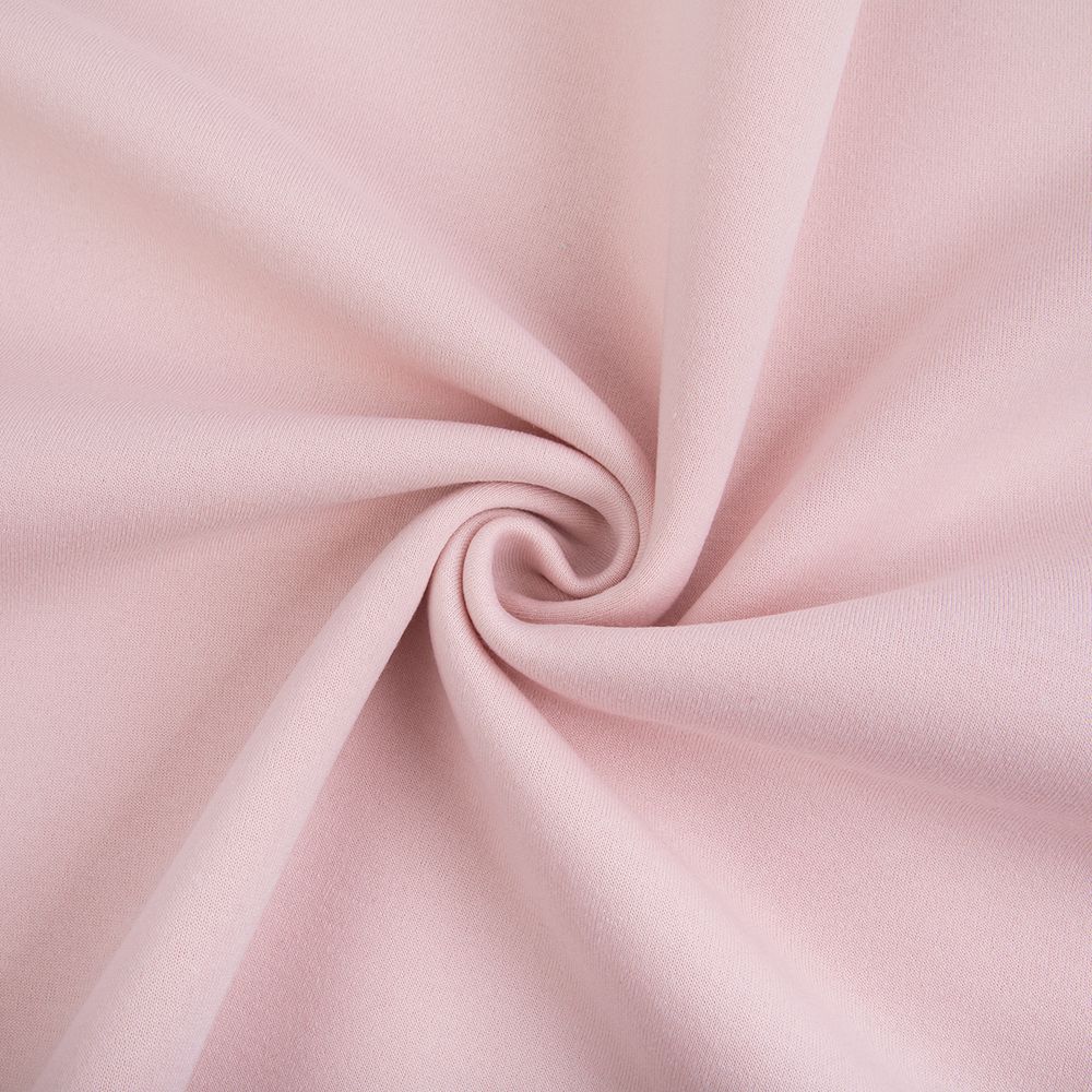 Футер 2-нитка с начесом 275 г/м², 150х180±5 см, нежно розовый/lt.pink, Gamma DBKTN