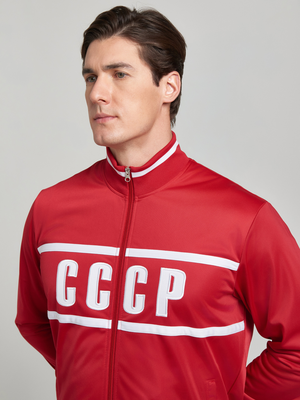 Спортивный костюм мужской СССР 10M-RT-1736 красный
