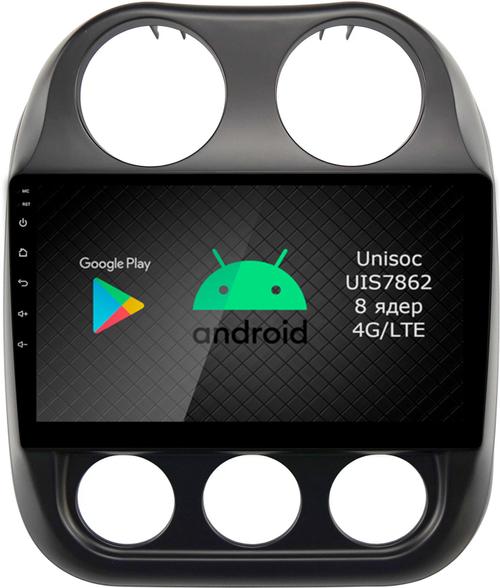 Магнитола для Jeep Compass 2011-2015 - Airok RI-2203 Android 12, Быстрая, SIM-слот