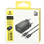 Сетевое зар. устр. Baseus Super Si Quick Charger 1C 25W 1м EU (TZCCSUP-L01) черное