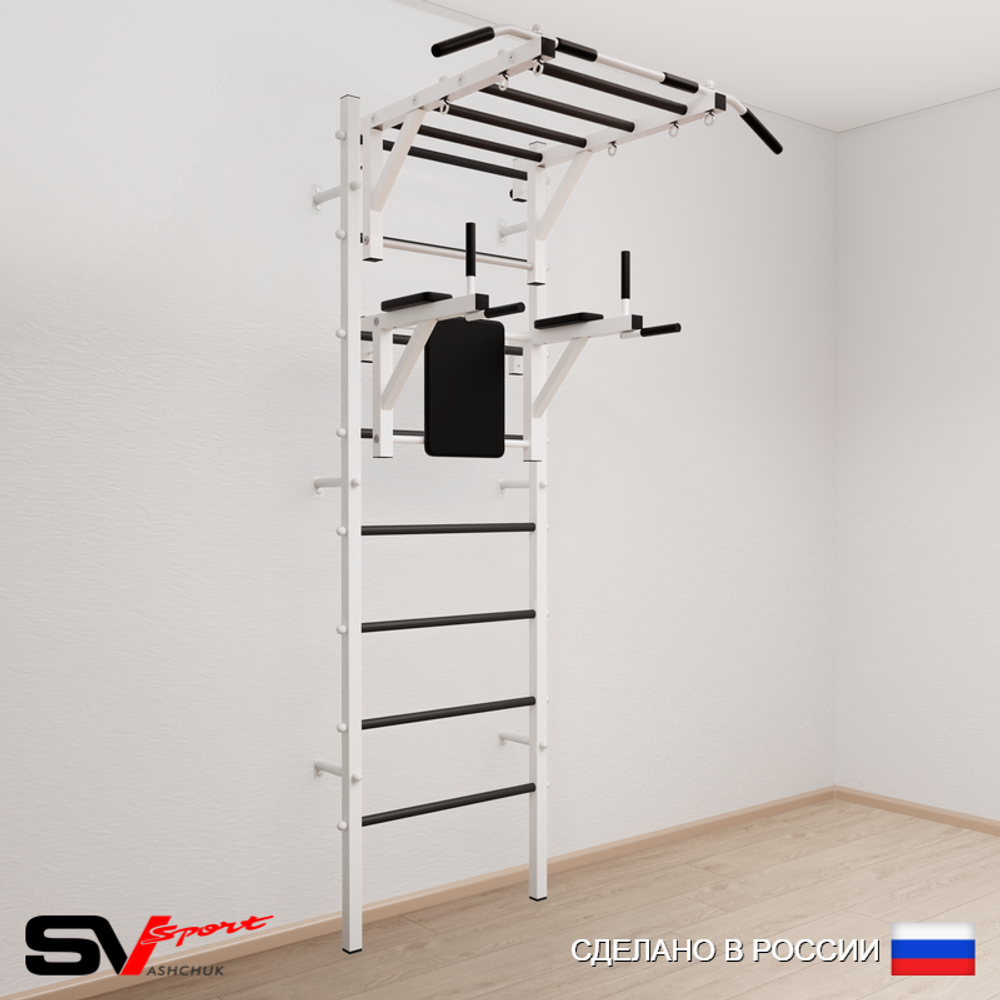 Шведская стенка Sv Sport усиленная 622 (Турник рукоход/Брусья)