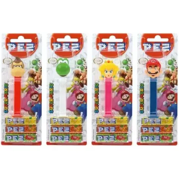 Карамель леденцовая PEZ Super Mario, 17 г (Венгрия)