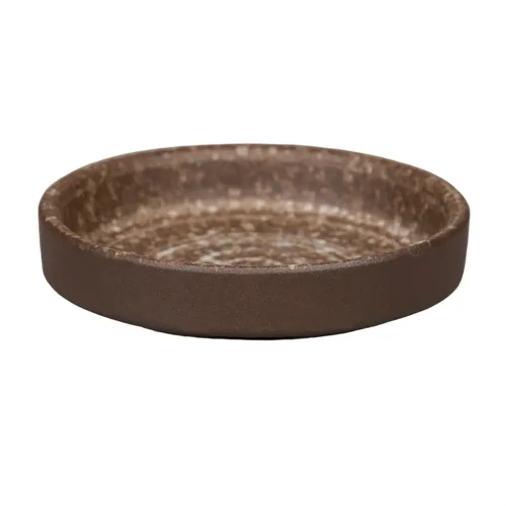 Соусник 45 мл d 8,7 см h1,8 см круглый фарфор Brown Stone Untouched Taiga P.L. Proff Cuisine [1]