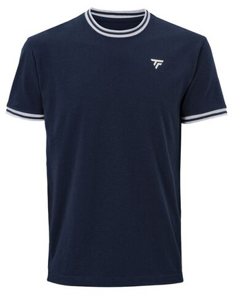 Футболка для мальчика теннисная Tecnifibre Team Stretch Junior - marine