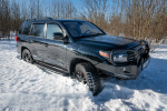 Бампер силовой передний Toyota Land Cruiser 200 2007-2015 c доп. фарами, защитной дугой и защитой бачка омывателя РИФ