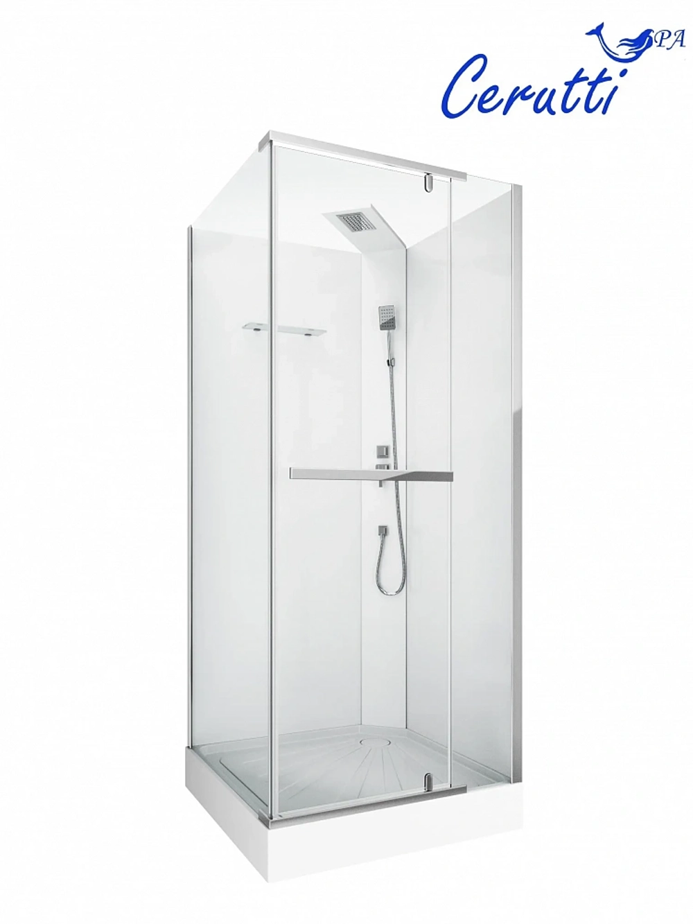 Душевая кабина Ceruttispa МИМИ (MIMI) 90T (90x90x215-225)