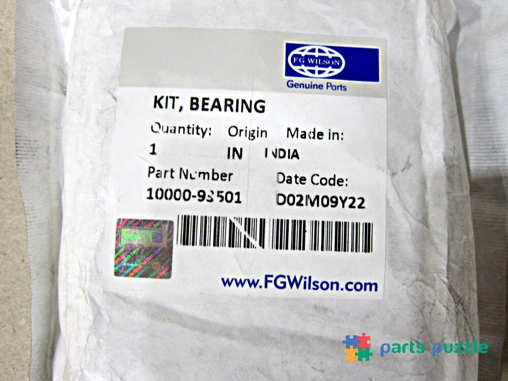 Вкладыши коренные 1-й ремонт, комплект / BEARING KIT АРТ: 10000-93501