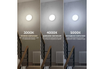 Светильник LED уличный Geniled Orbita 300x64 24Вт 3000К/4000К/5000К IP54 Черный Smart с регулировкой цветовой температуры и датчиком движения