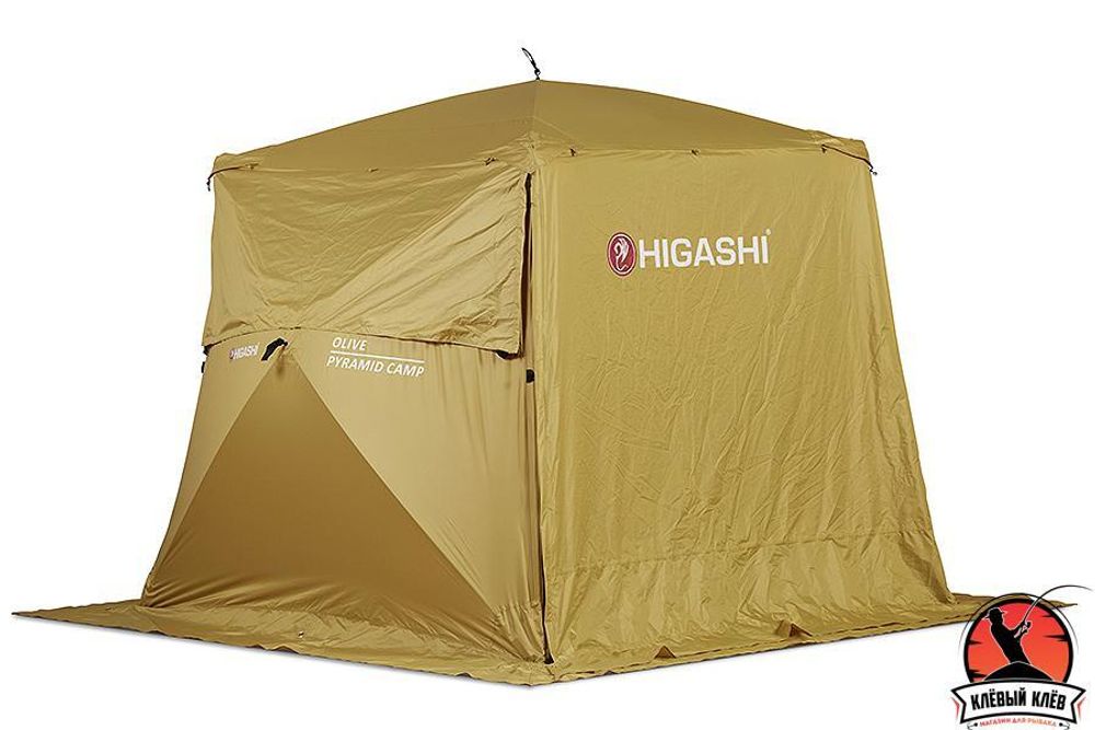 Кухня-шатер HIGASHI Pyramid Camp Olive