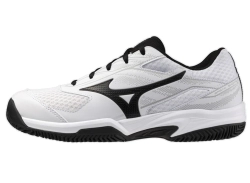 Детские Кроссовки теннисные  Mizuno Break Shot 5 Jr. CC - white/black/harbor mist