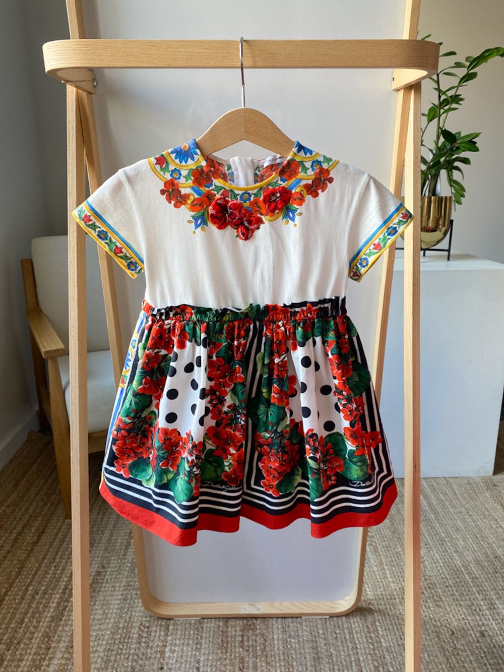 Хлопковое платье Dolce&Gabbana, 98