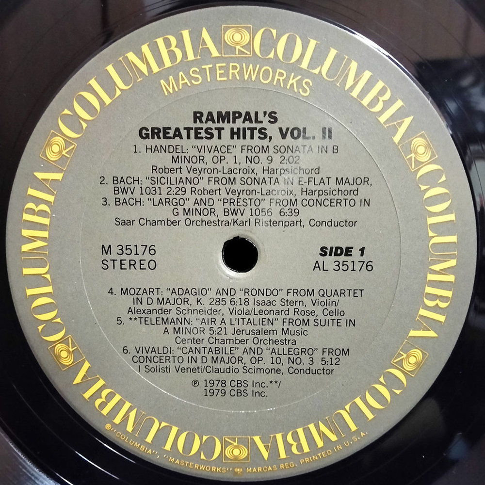 Jean-Pierre Rampal / Rampal's Greatest Hits Volume 2 (LP)