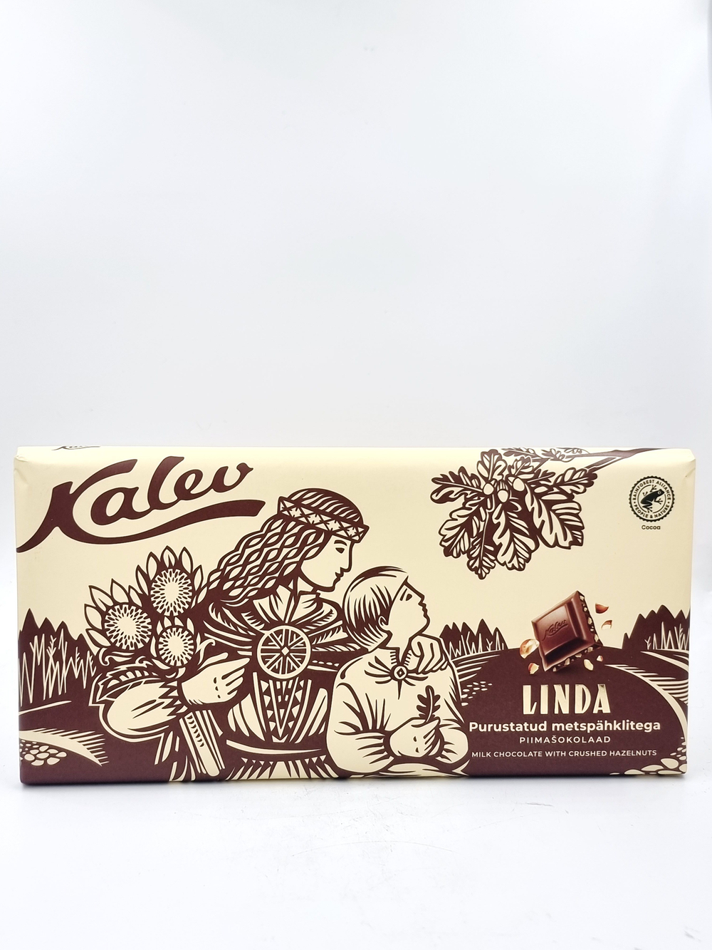 Kalev Шоколад молочный Linda с фундуком 270 г (из Эстонии)