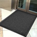 Коврик 120*180см влаговпитывающий ребристый FLOOR MAT "Стандарт", черный