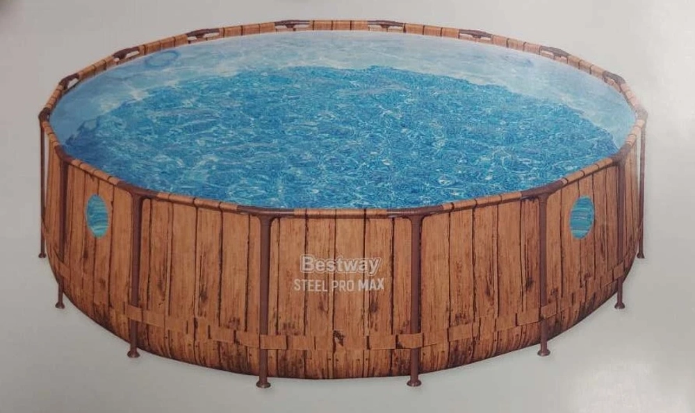 Бассейн каркасный Splashview Round Pool Set 427*107 см +3 аксессуара Bestway (561JM)