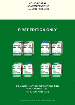 Альбом WINNER - HOLIDAY 4th Mini Album DIGIPACK Version 4 Version SET