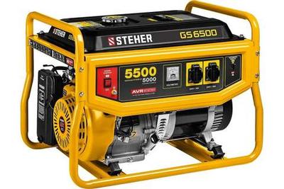 Бензиновый генератор (5.5 кВт) STEHER (GS-6500)