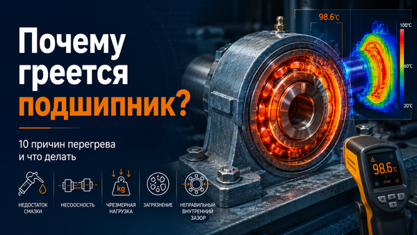 Почему греется подшипник: 10 причин перегрева и что делать Почему греется подшипник: 10 причин перегрева и что делать