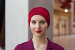 Шапочка тюрбан БЛАНКА красный бамбук Elza Meyger
