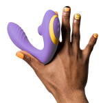 Сиреневый вибратор-стимулятор Romp Reverb Double Trouble Clitoral And G-Spot Stimulator RPRE1SGD
