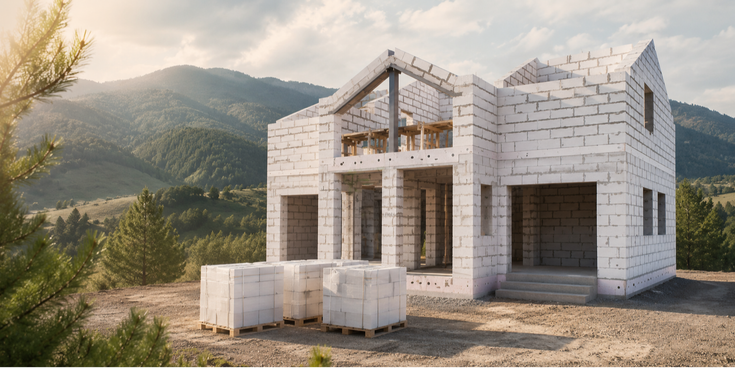 Где применяется газобетон