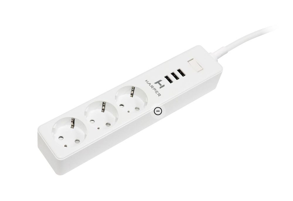 Удлинитель с USB зарядкой HARPER UCH-315