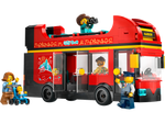 Конструктор Лего Сити Красный двухэтажный экскурсионный автобус 60407 LEGO City Red Sightseeing Bus 384 детали 7+