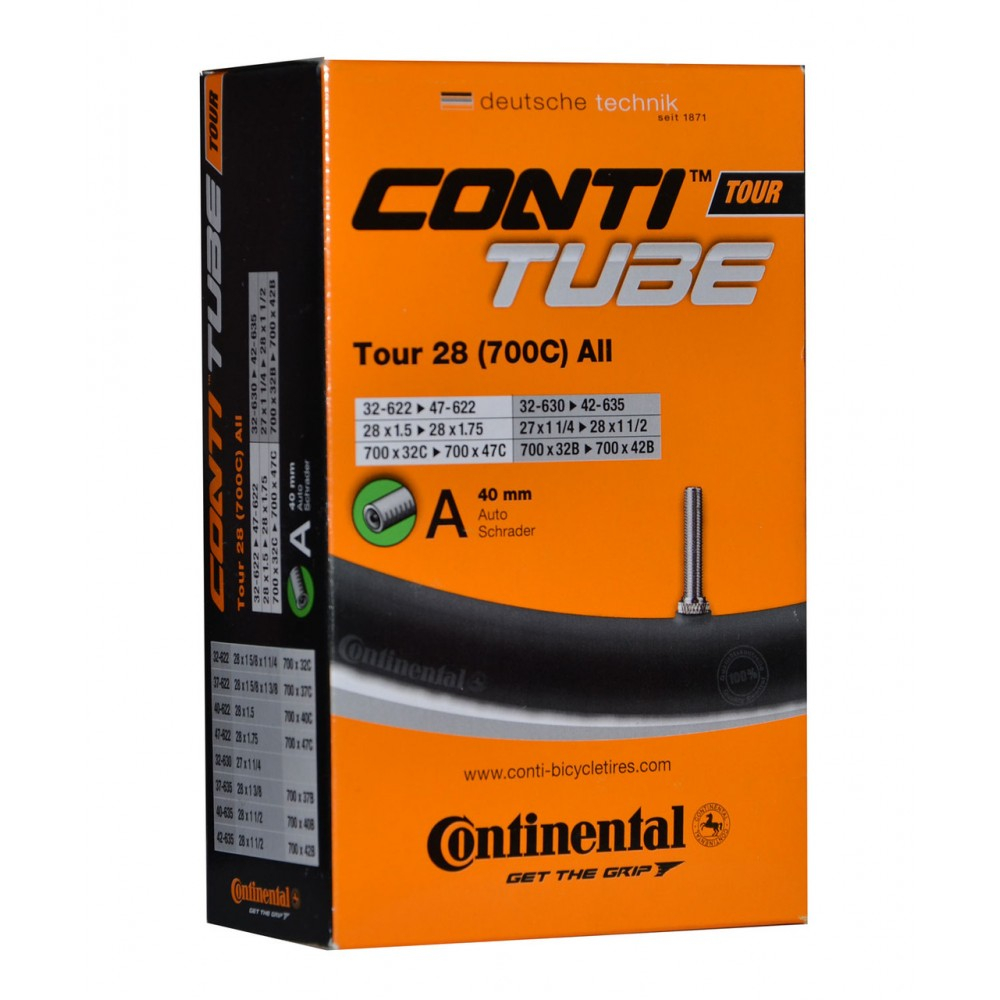 Камера 700х32-47 02-0182001 авто 40мм 32-47/622-642 A40 TOUR 28 all CONTINENTAL