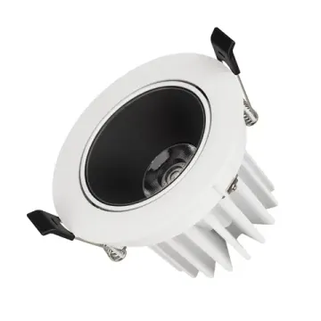 Встраиваемый светильник 12W 4000K 32° IP20 033659(1) белый/чёрный MS-FORECAST-BUILT-TURN-R102-12W Day4000 Arlight