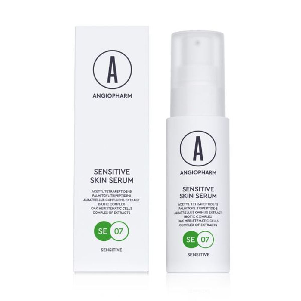 ANGIOPHARM СЫВОРОТКА ДЛЯ ЧУВСТВИТЕЛЬНОЙ КОЖИ, 30 МЛ | SENSITIVE SKIN SERUM