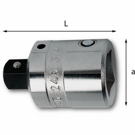 246 1 Переходник с 1" на 3/4", USAG (Италия)