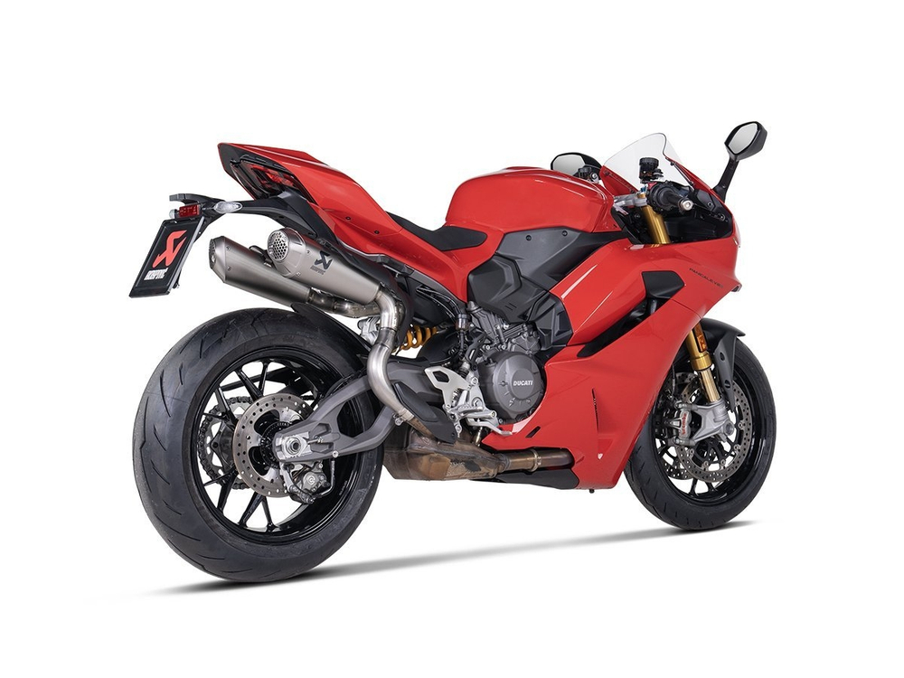 S-D10SO8-HCHNT AKRAPOVIC APPROVED TITANIUM SLIP-ON SILENCERS (P V2, SF V2)