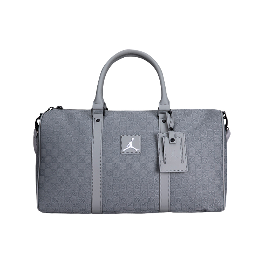 Jordan Checkerboard Jacquard Fabric Monogram Bag, Luggage Bag, Bucket Bag, Shoulder Bag Unisex White