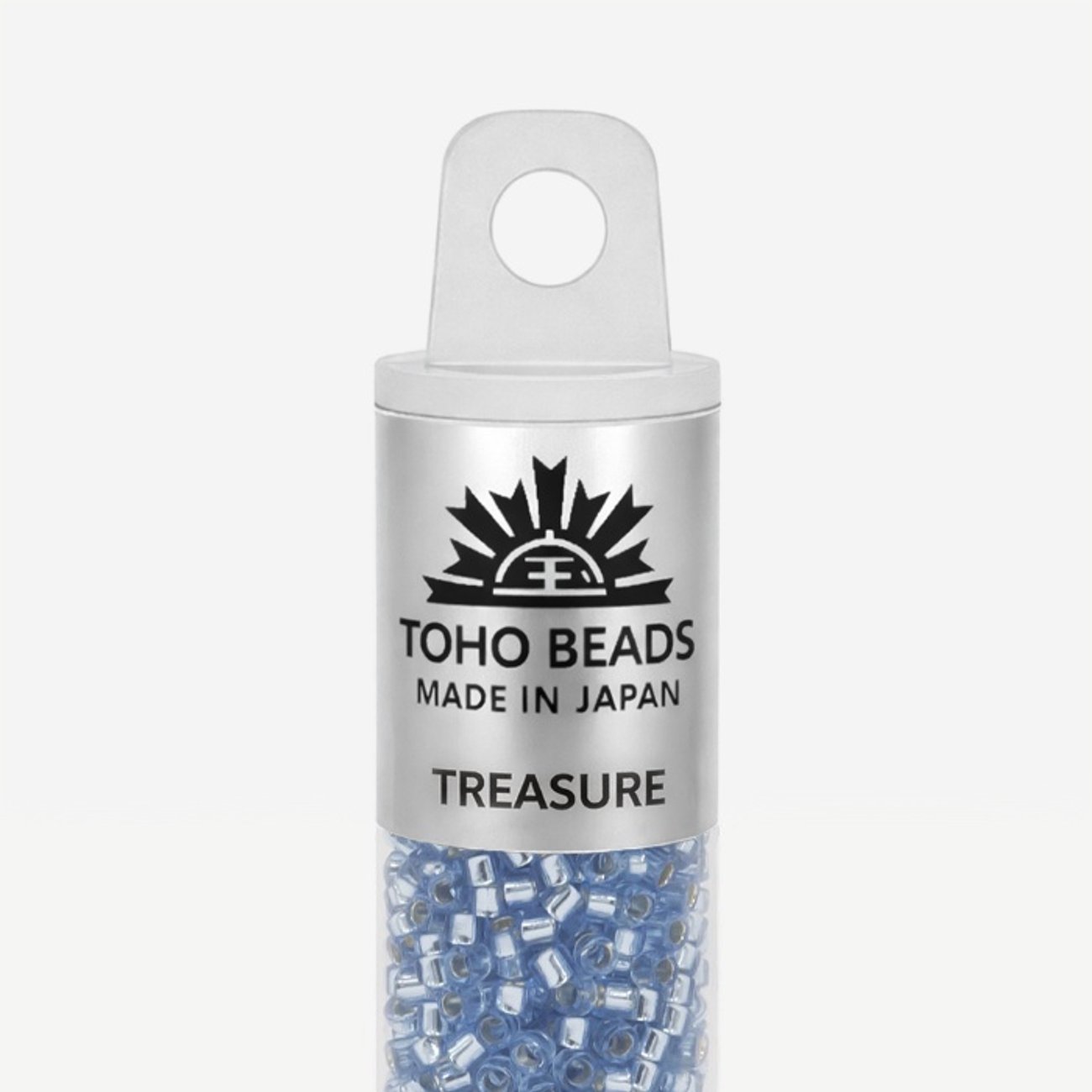 Японский бисер TOHO Treasure (№33), с внутренним серебрением, прозрачный