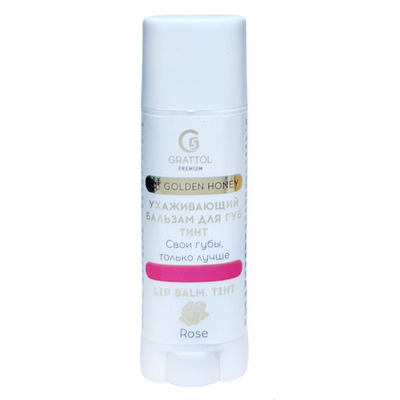 Grattol Lip Balm Tint - Бальзам Тинт для губ Rose, 5гр