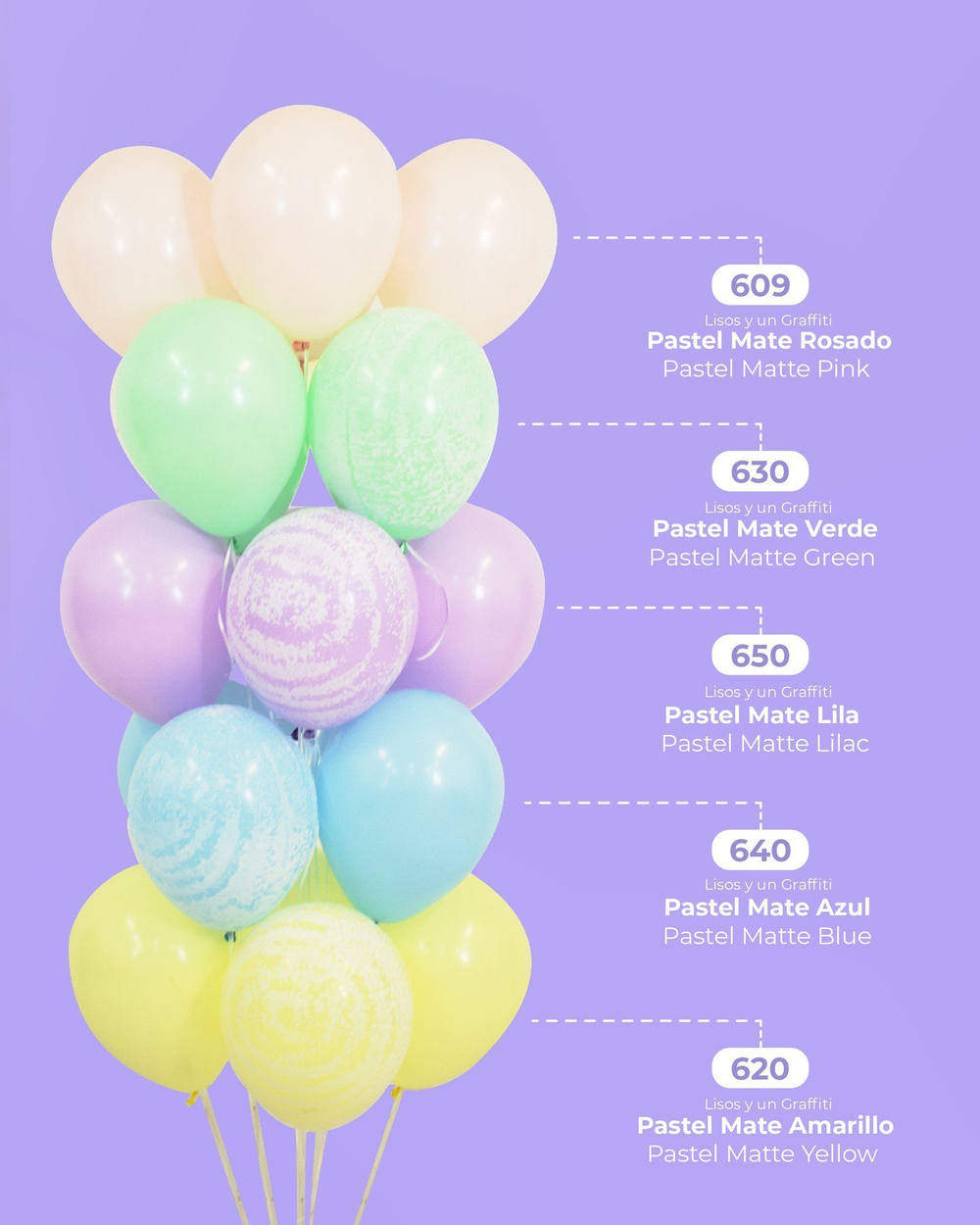Шар 18" Сиреневый, Пастель Матовый (Макаронс) / Lilac 650 Sp