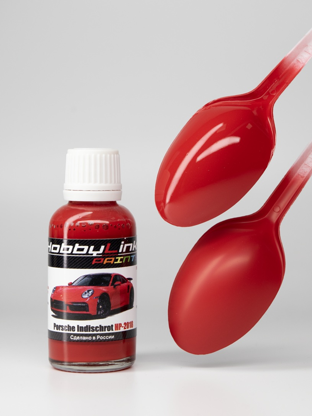 Краска лаковая HobbyLink Porsche Indischrot HP-2018
