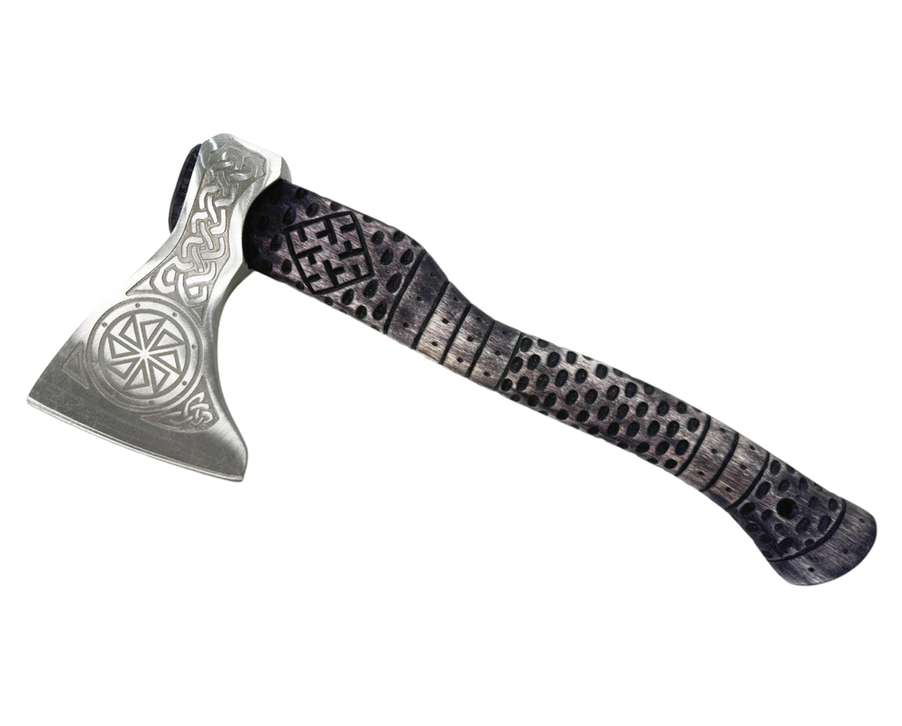 Топор славянский Друже, сталь 60Г, берёза