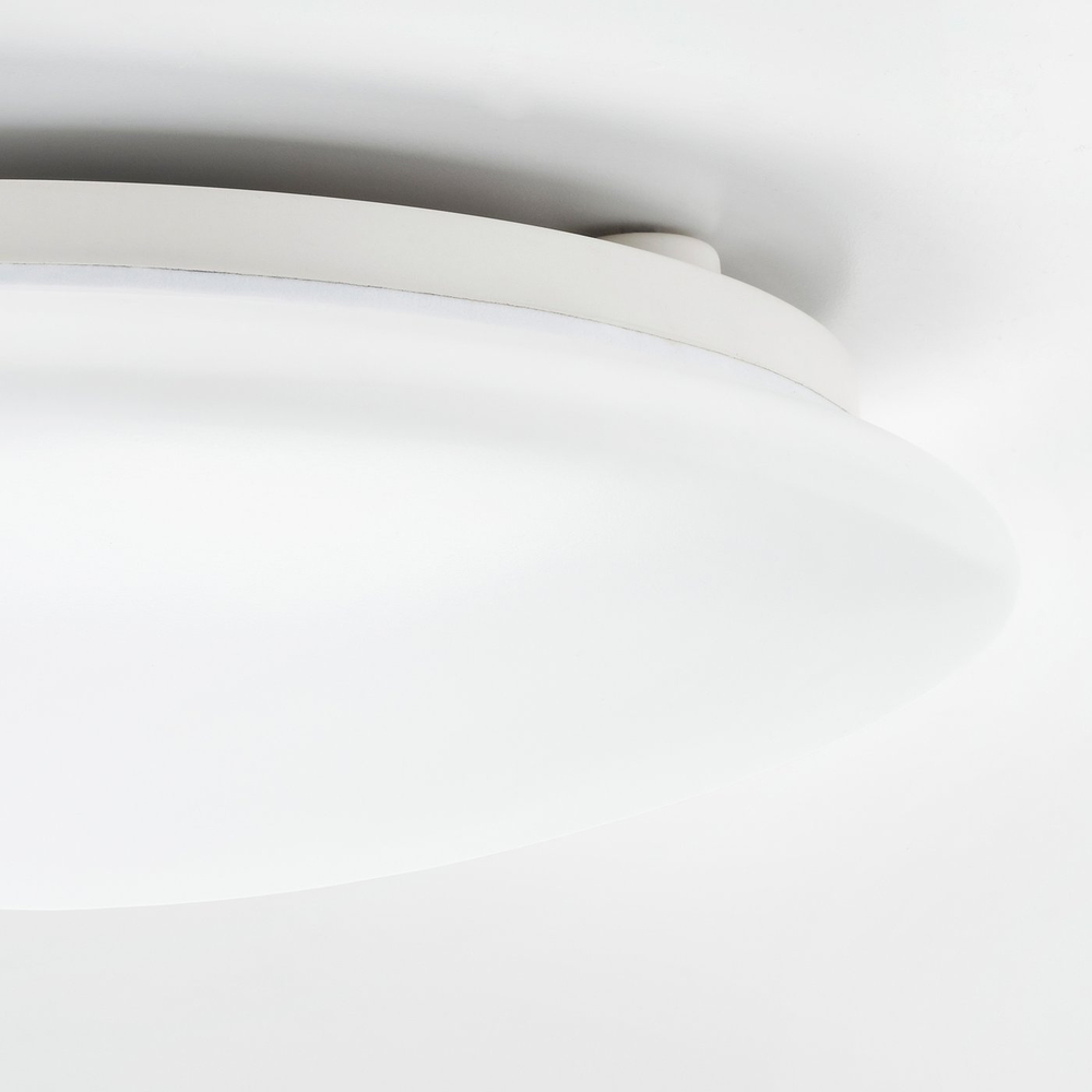 IKEA BARLAST  (ИКЕА БАРЛАСТ)  -  Лампа потолочная/настенная LED - белый 25 см
